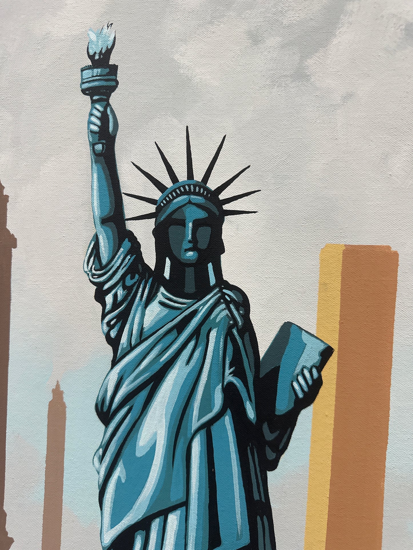 Diptico “New York” de 40x80 cm