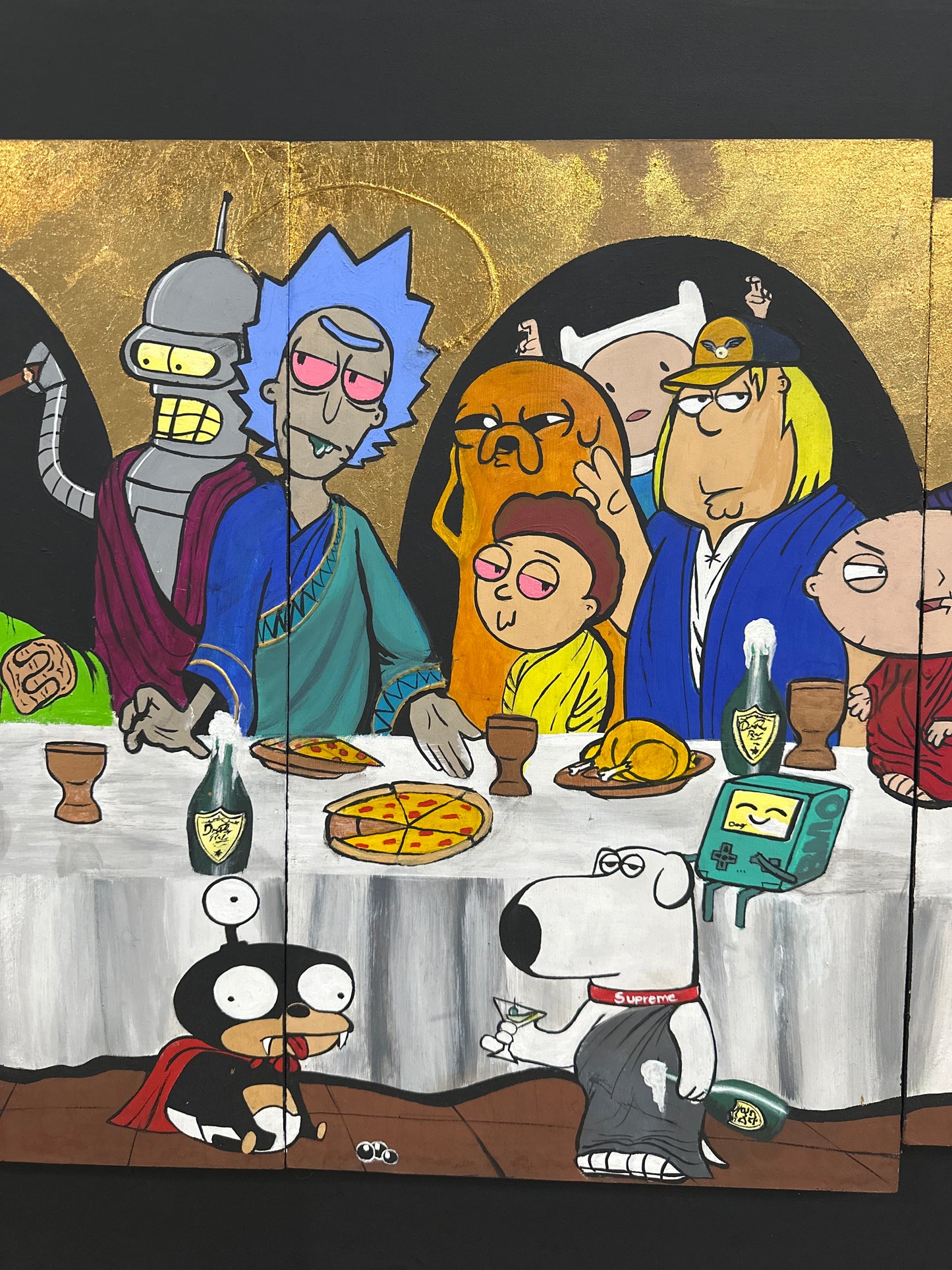 Obra “ Cena animada” (80x160cm)