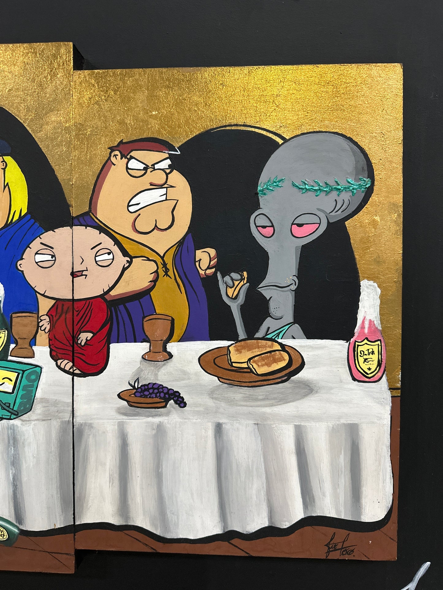 Obra “ Cena animada” (80x160cm)