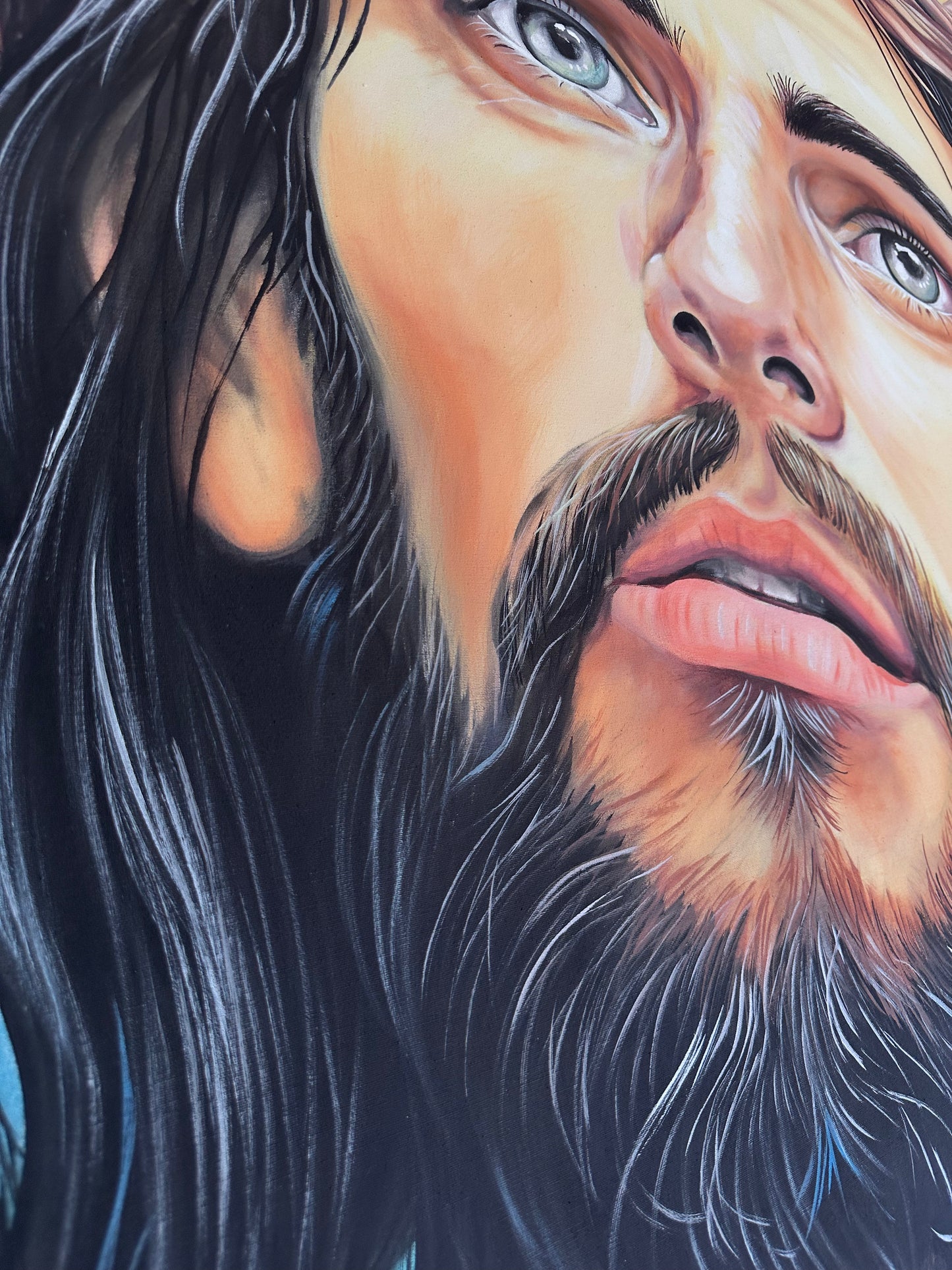 Obra “ Rostro de Cristo “ (140x127cm)