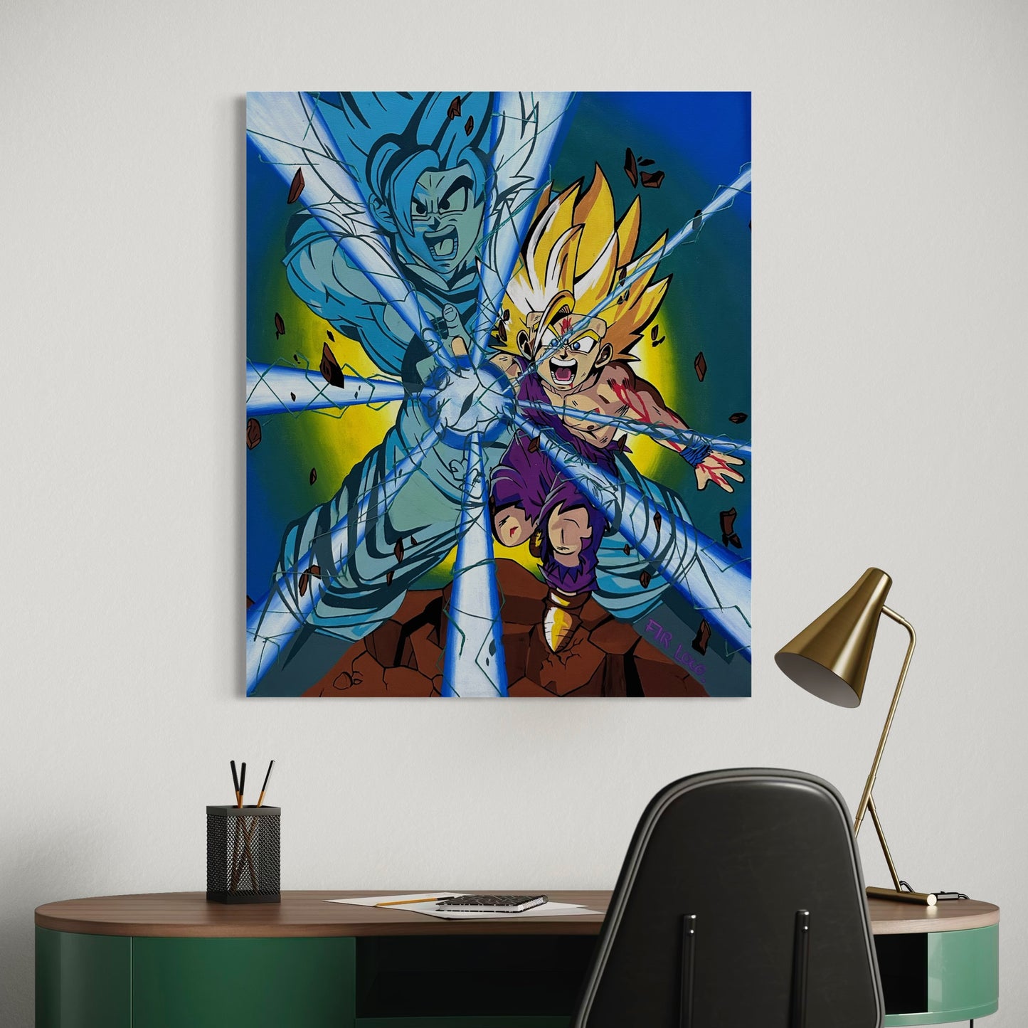 Obra “ Dragon ball” de (78x68cm)
