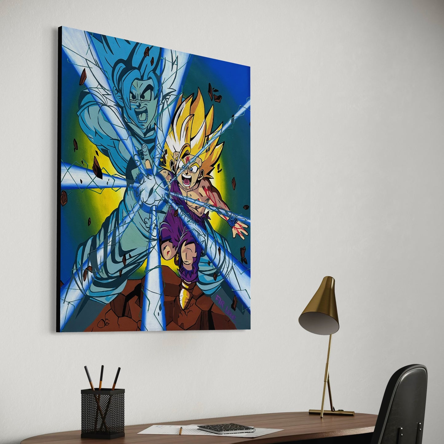 Obra “ Dragon ball” de (78x68cm)