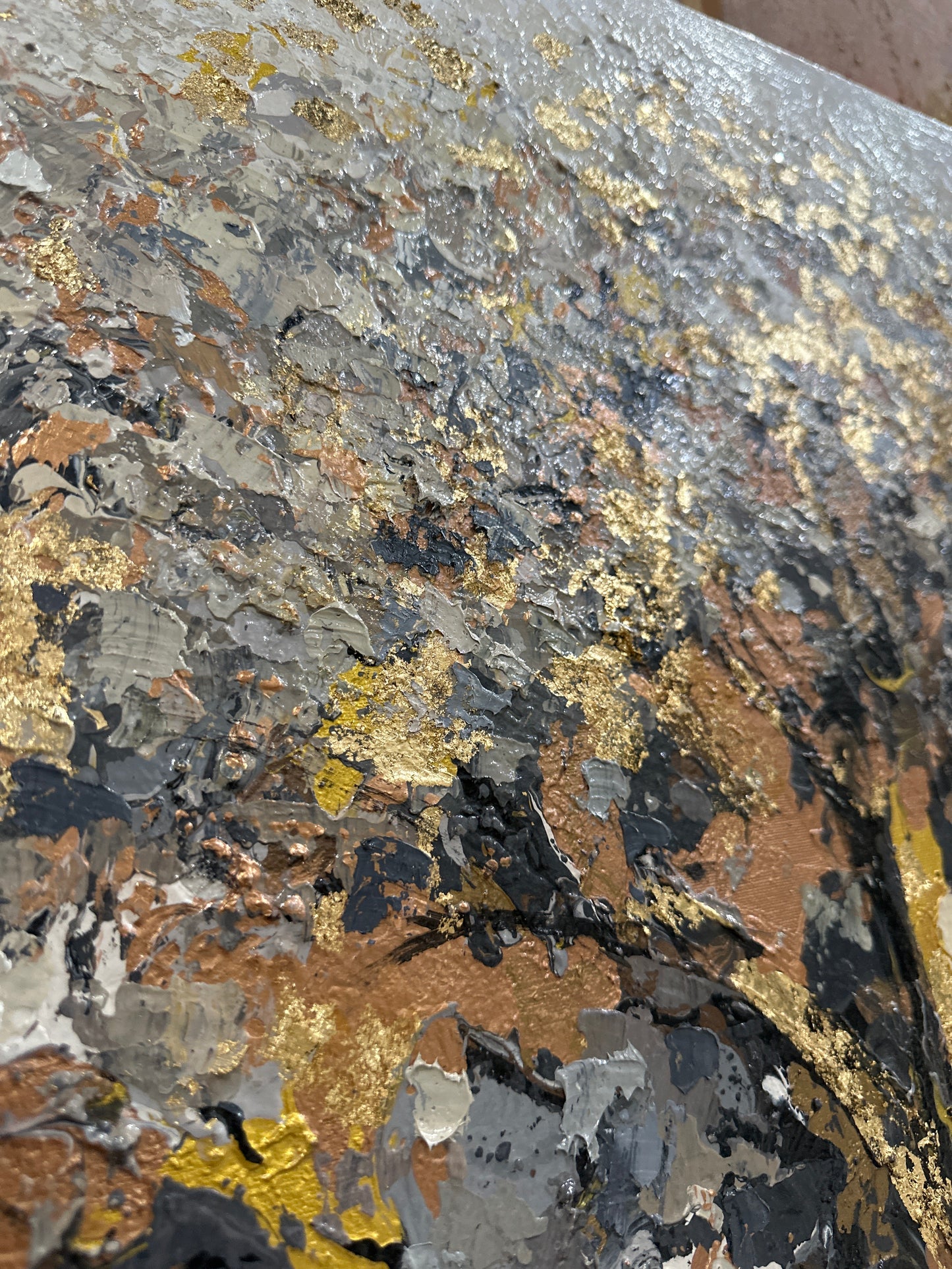 Arbol de la vida con laminilla dorada y plata (150x90cm)