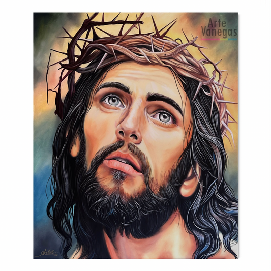 Obra “ Rostro de Cristo “ (140x127cm)
