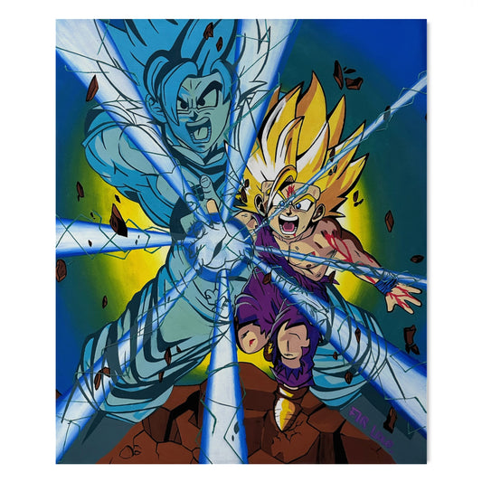 Obra “ Dragon ball” de (78x68cm)