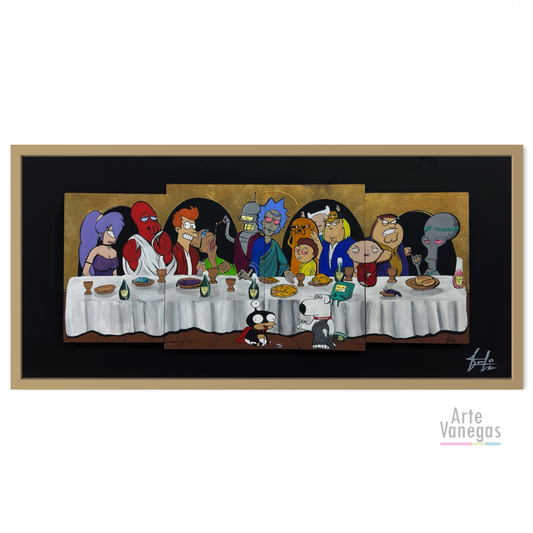 Obra “ Cena animada” (80x160cm)