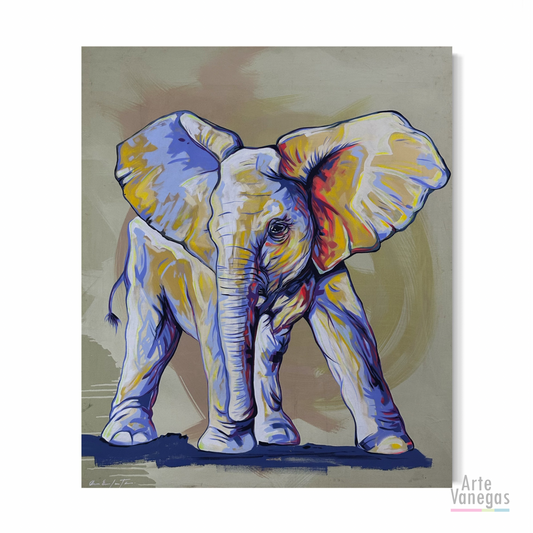 Obra Elefante (120x90cm)